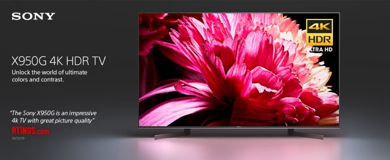 بهترین تلویزیون 85 اینچ شرکت سونی؛ سونی X950G 4K LED