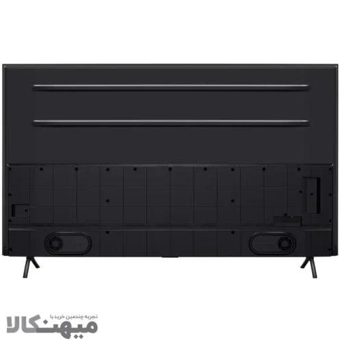 نمای پشت تلویزیون ال جی 98UT9100 با پایه نصب شده