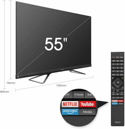 قیمت  تلویزیون 4K هایسنس  55U8QF